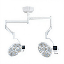 Luce impianto dentale doppia testa lampada da soffitto senza ombra luce chirurgica