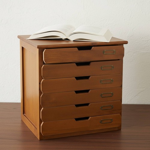 Scatola con cassetti legno - cassetti, in