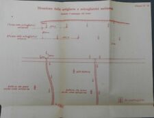 Grande Guerra. Cartina situazione delle artiglierie e mitragliatrici antiaeree