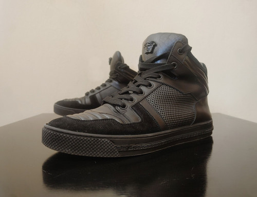 Versace sneakers black - versace, hi