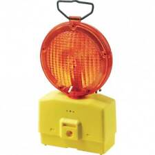 LAMPADA STRADALE LAMPEGGIATORE A LED ARANCIO D.18 CM C/STAFFA ANCORAGGIO (11294)