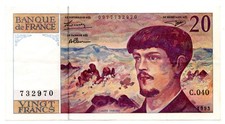 FRANCIA -  BANCONOTA DA 20 FRANCHI DEL 1993