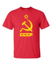 CCCP Soviet Russian  T shirt