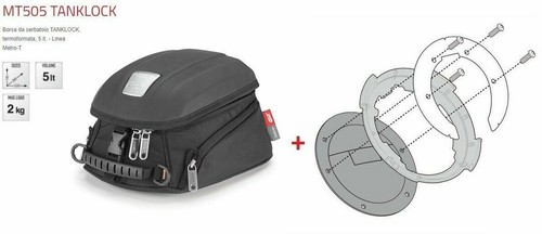 Givi borsa serbatoio tanklock - serbatoio,