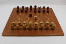 Set scacchi in legno, fatti a