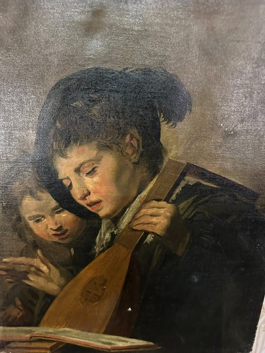 Dipinto olio tela secondo - olio,