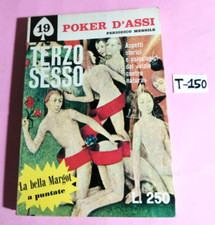 LIBRO "POKER D'ASSI" N° 19-TERZO SESSO ("VIZIO CONTRO NATURA")  W. CURELLE  1967