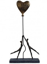 Scultura Di Coppia In Resina