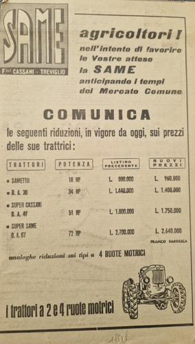 Same trattori agricoltori - same,
