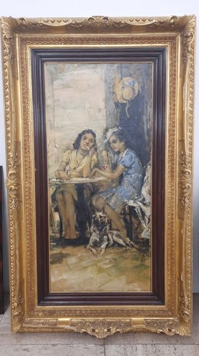 Dipinto olio tela cosimo - olio,