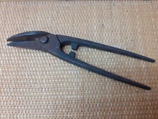 Antica Vecchia Forbice Per Lamiera In Ferro Battuto