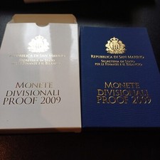 Monete San Marino Euro Proof 2009 Tiratura Limitata In Cofanetto Lotto Sc1 