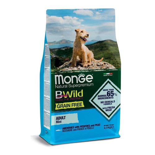 Monge bwild acciughe - cane, mini