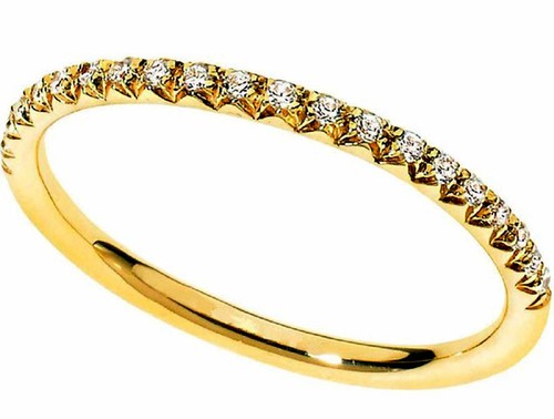 Anello fedina eternity oro - anello,