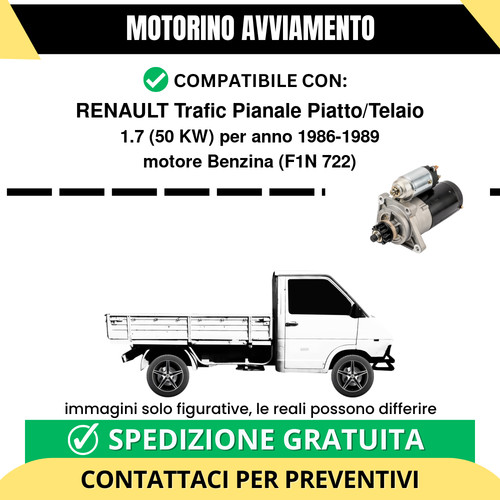 Motorino avviamento renault - avviamento,