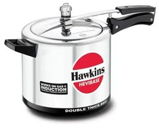 Hevibase Pentola a Pressione Alluminio 6,5 L Compatibile Induzione Pentole Cucina