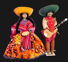 Bambole souvenir coppia mexico - bambole,