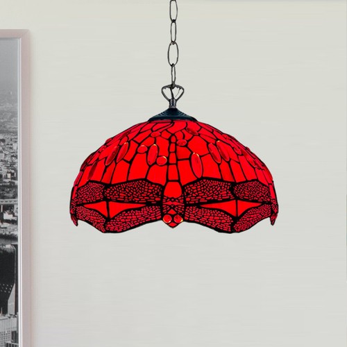 Paralume decorativo rosso