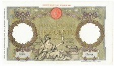 100 LIRE CAPRANESI AQUILA
