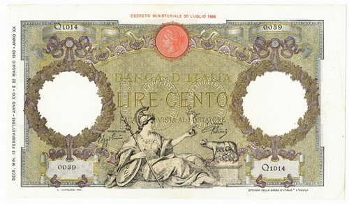 100 lire capranesi aquila - 100,