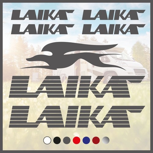 Adesivo set loghi laika - set,