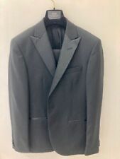 VESTITO ABITO UOMO CERIMONIA NERO GIACCA PANTALONE ELEGANTE TG.48 CORNELIANI