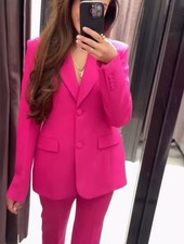 Zara blazer aderente rosa - zara,
