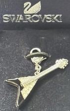 Swarovski Rock N Roll Charm per chitarra, ciondolo