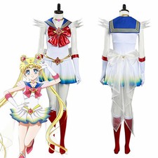 Costume cosplay Sailor Moon Eternal Tsukino Usagi vestito regalo vestito Halloween 
