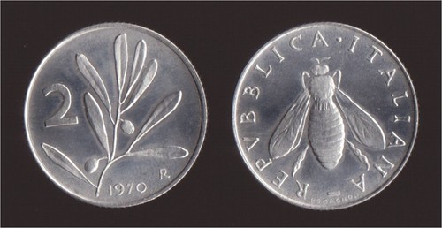 Lire 1970 ape olivo - 1970,