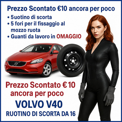 Ruotino scorta per volvo - ruotino,
