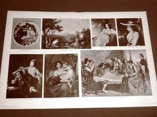 Londra Arte Inglese Burlington House nel 1934 Gainsborough Romney Hogarth Lely