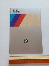 BMW M3 - M5 - M 635 CSi 1985 depliant italiano originale