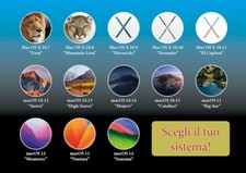 Mac OS X installer SINGOLO su chiavetta USB - Scegli la tua versione!
