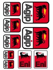Adesivo AGIP Eni Oils
