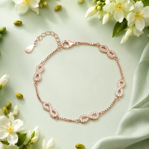 Bracciale infinito argento - bracciale,