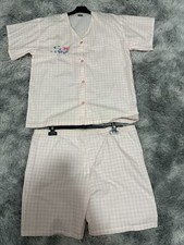 Pigiama donna rosa chiaro taglia L – nuovo, manica corta e pantalonciniL