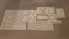 Decalcomanie merlin titanio - decalcomanie,