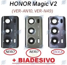 VETRINO VETRO FOTOCAMERA CAMERA POSTERIORE HUAWEI HONOR MAGIC V2  NERO/ORO VIOLA