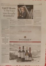 Clipping - Ritaglio Gigi D'Alessio intervista giudice del programma The Voice