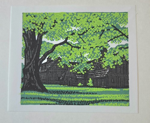 Yasushi omoto xilografia - omoto,