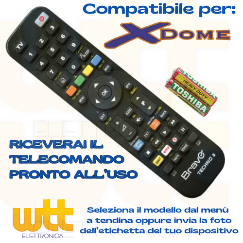Telecomando universale xdome - universale,