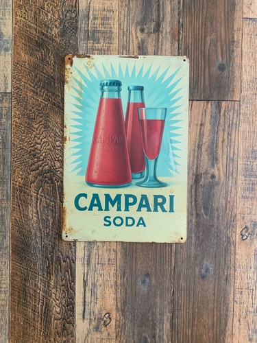 Insegna campari soda 20x30 - soda,, cm