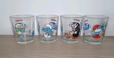 4 Bicchieri  Nutella I Puffi
