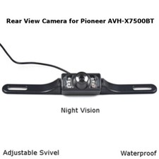 Rear View Camera Backup License Plate Night for Pioneer AVH-X7500BT AVHX7500BT
