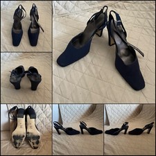 SCARPE SANDALI CON TACCO GIANNI FERRANTE TAGLIA 39 COLORE BLU