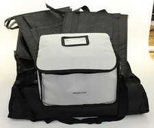 Lotto sacchetti pizza isolati