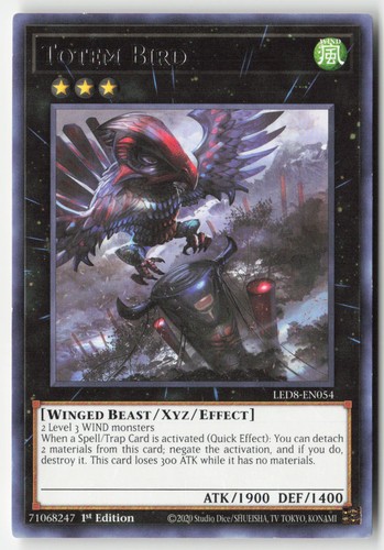 Yugioh totem bird led8 en054 - bird, led8-en054