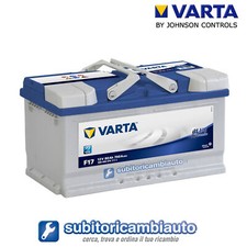 BATTERIA AUTO 80AH F17 VARTA BLUE DYNAMIC 740A di spunto