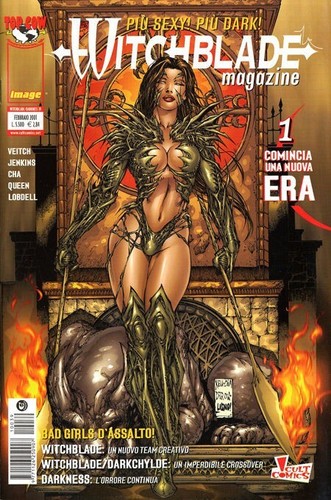 Fumetto witchblade magazine - fumetto,